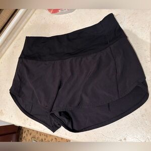 Lululemon Black Speed Shorts